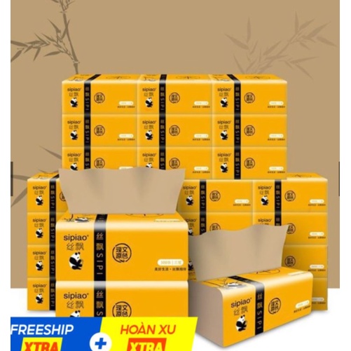 Thùng 30 Gói Giấy ăn gấu trúc Siêu Dai