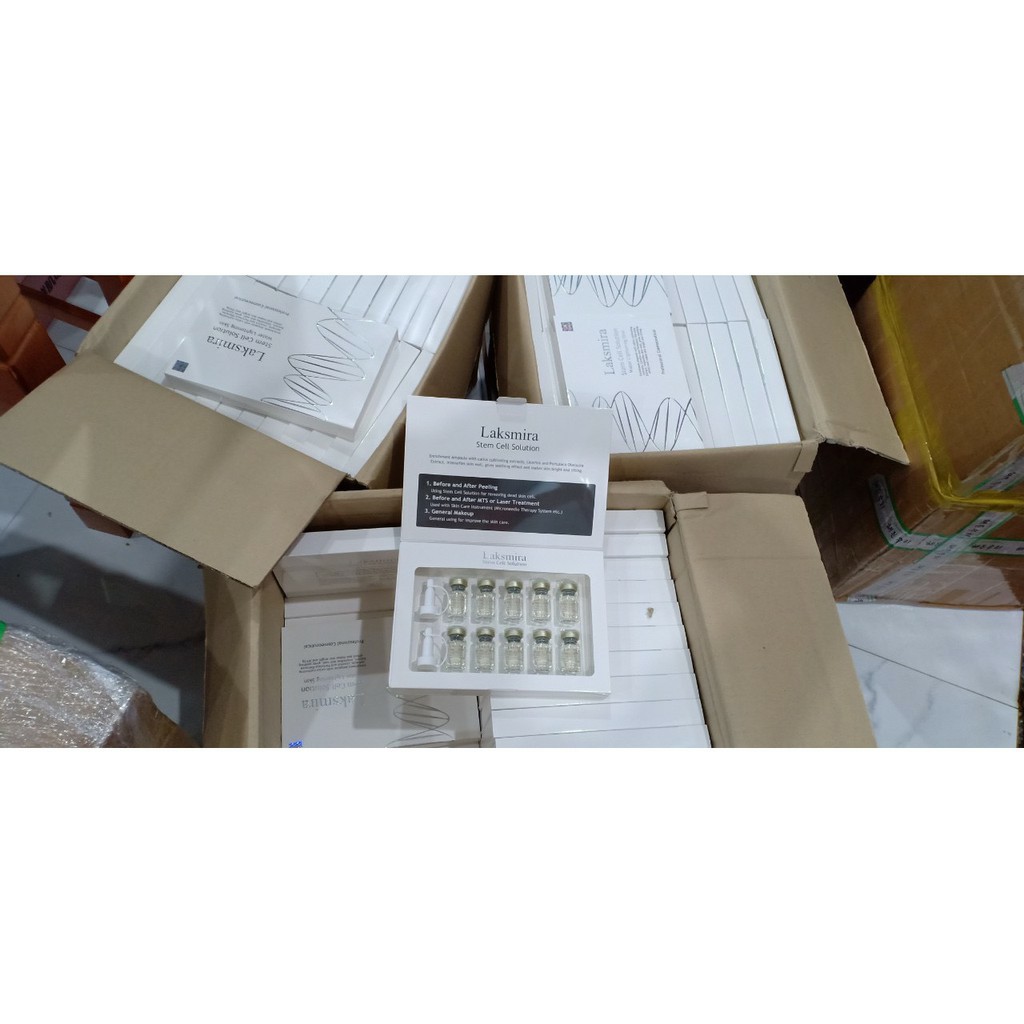 Tế bào gốc Laskmira Hàn Quốc trắng da se khít lỗ chân lông
