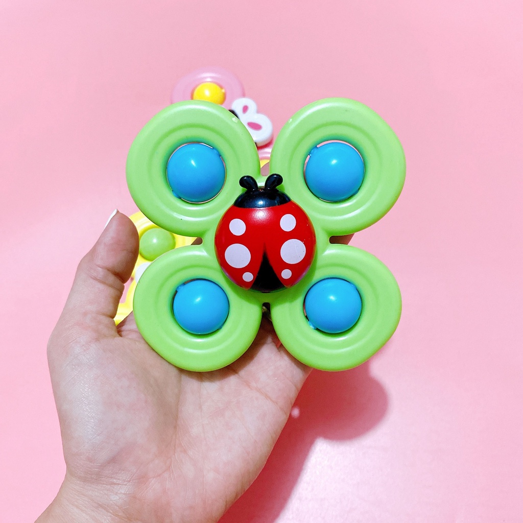 Set 3 Con Quay Đồ Chơi Cho Bé, Spinner Dán Tường 3 Cánh Chất Lượng Cao