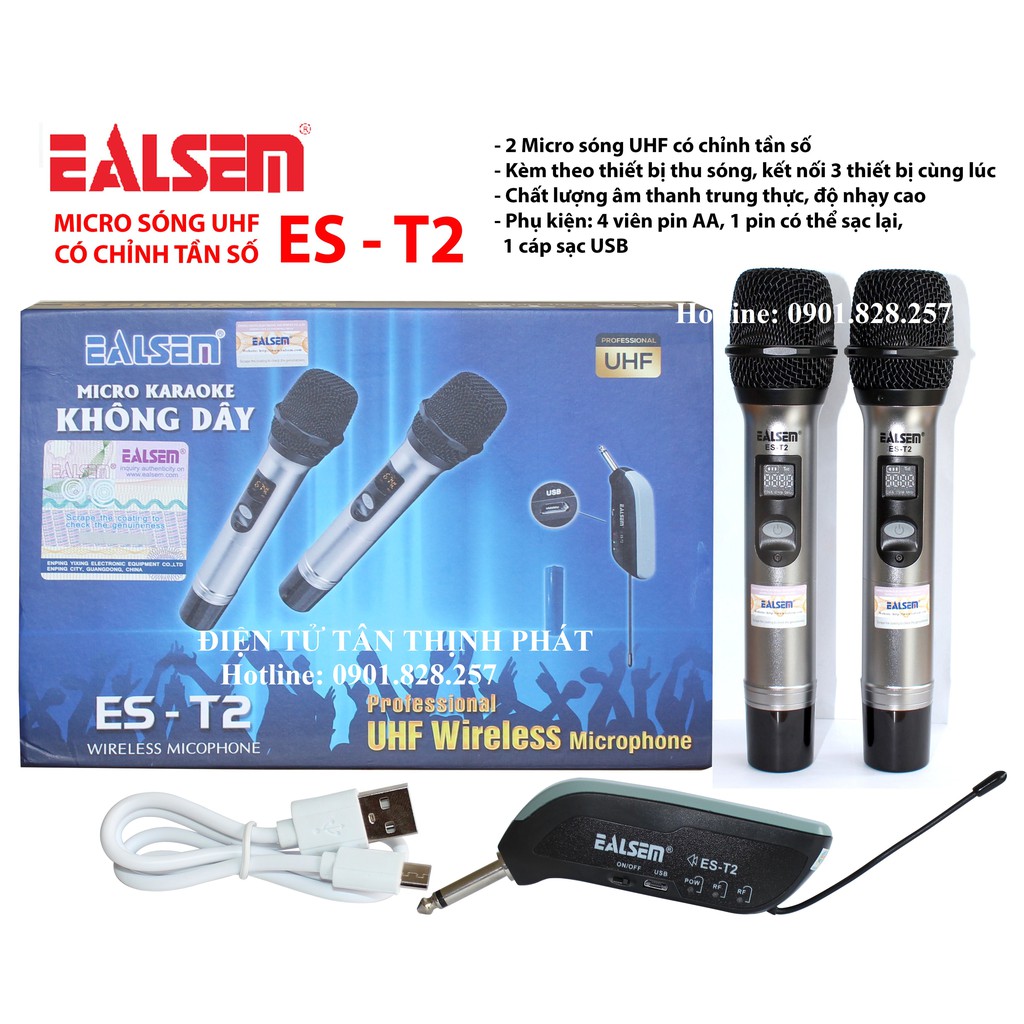 Micro không dây Ealsem ES-T2