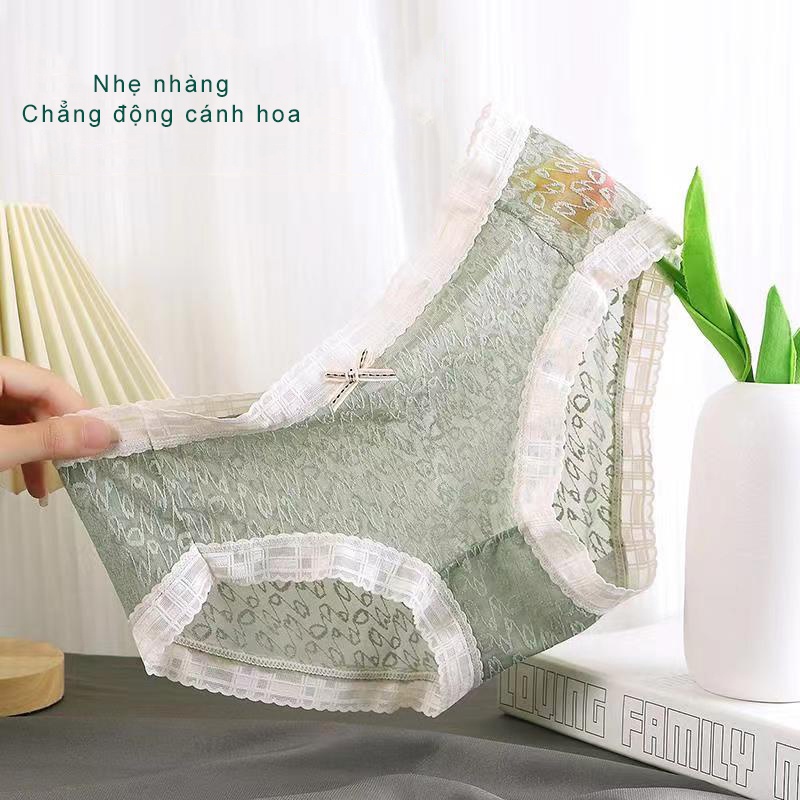 Quần lót nữ chất voan tuyết họa tiết sóng - Quần chip nữ siêu co giãn FLQ171