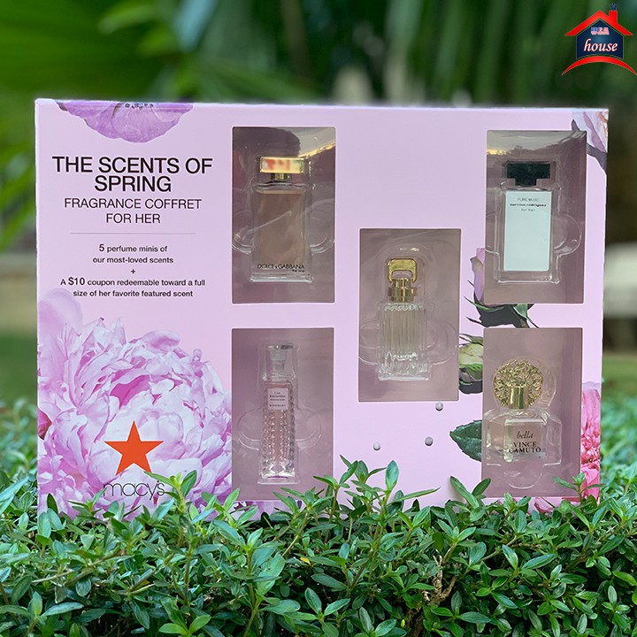 [MACYS] Set nước hoa dành cho Nữ 𝐓𝐇𝐄 𝐒𝐂𝐄𝐍𝐓𝐒 𝐎𝐅 𝐒𝐏𝐑𝐈𝐍𝐆