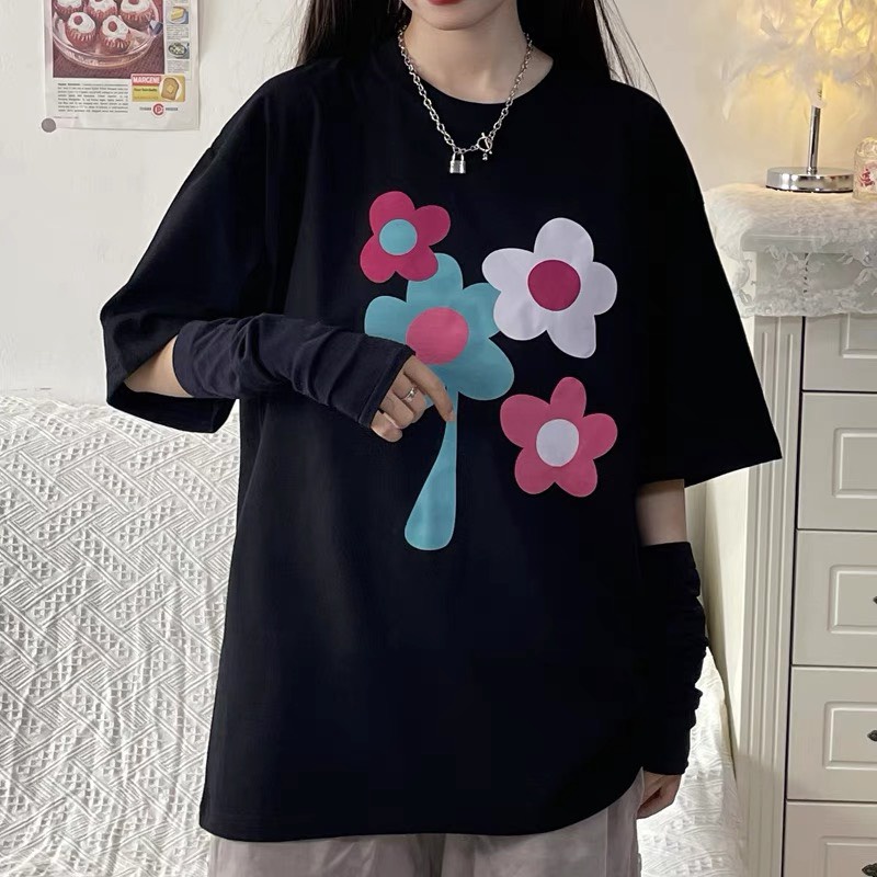 Áo thun tay lỡ form rộng unisex Hm1986 ATL 801