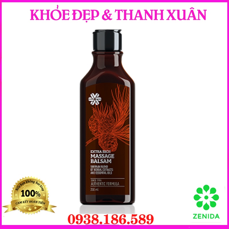 Dầu thơm Siberian Pure Herbs Collection Extra Rich Massage Balsam – 250ml