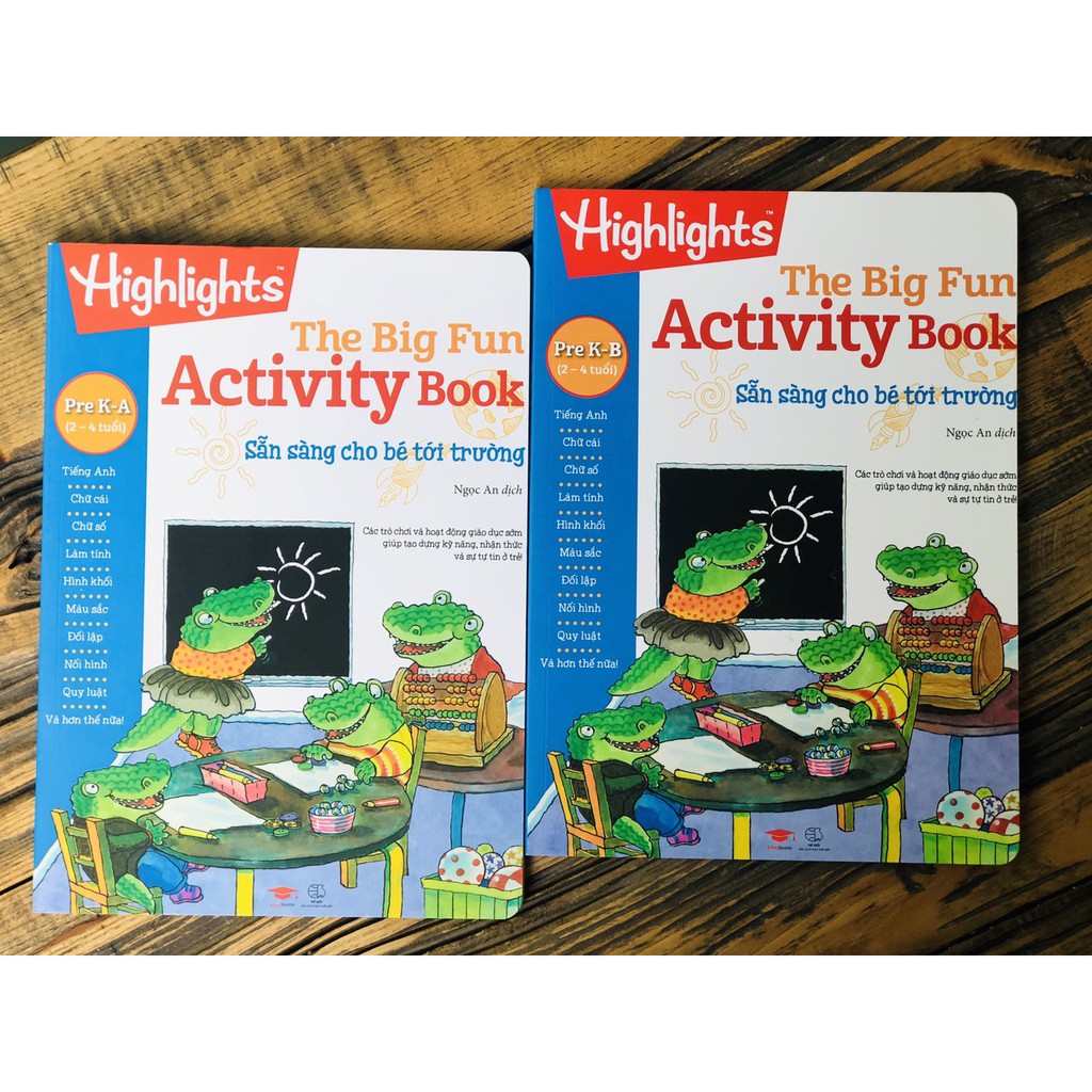 Sách - Combo Big Fun Activity Book - Combo 2 cuốn - Pre K (2-4 Tuổi)