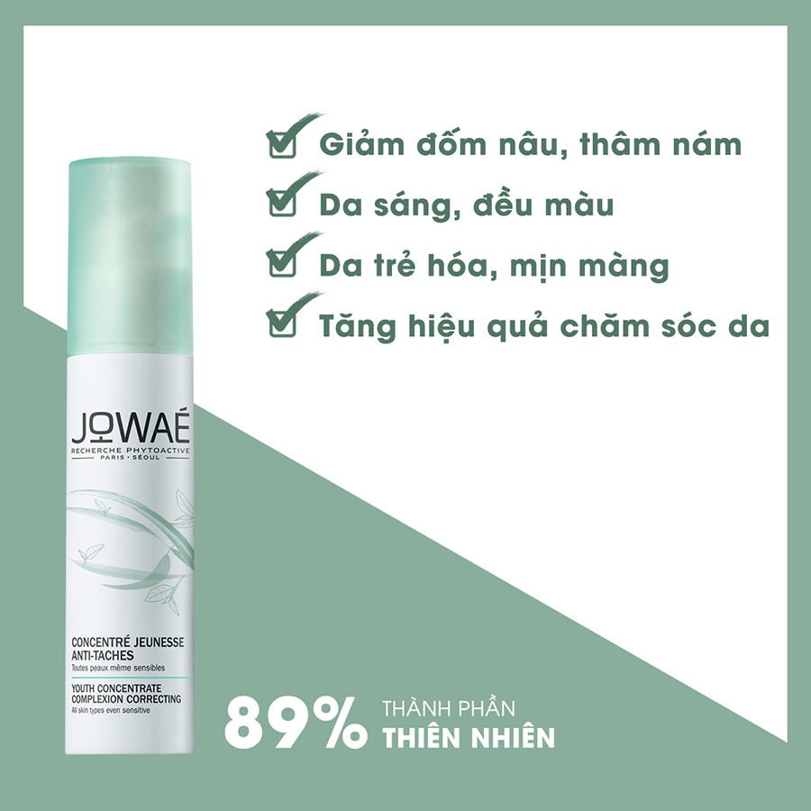 Serum Trẻ Hóa Giảm Nám JOWAE Tinh Chất Giảm Nám Mờ Thâm Da Sáng Đều Màu-Mỹ Phẩm Thiên Nhiên Nhập Khẩu Pháp Bản Mini 2ml