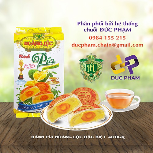 Bánh Pía Hoàng Lộc loại ĐẶC BIỆT - 400gr