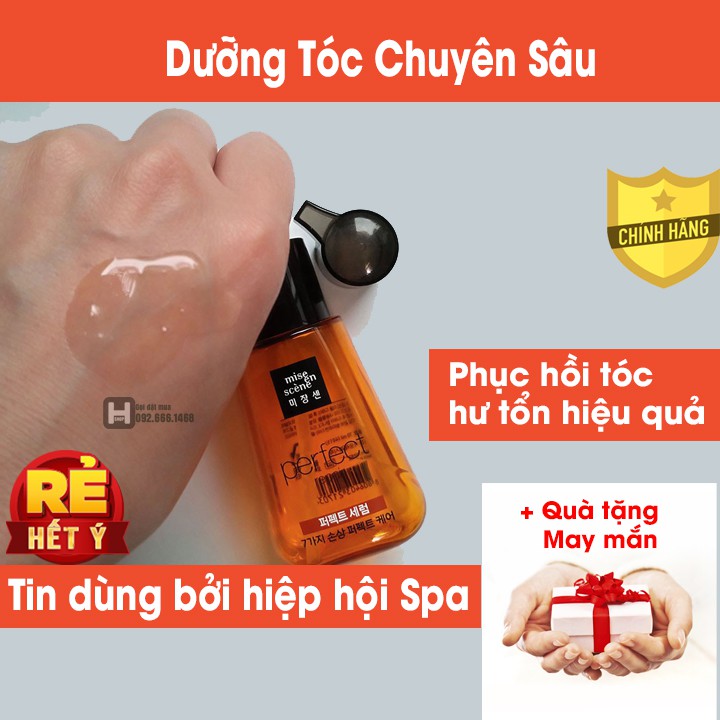 Tinh dầu dưỡng tóc uốn, dưỡng tóc khô xơ, tóc nhuộm Jckoo giúp giữ nếp, tạo nếp, phục hồi hư tổn