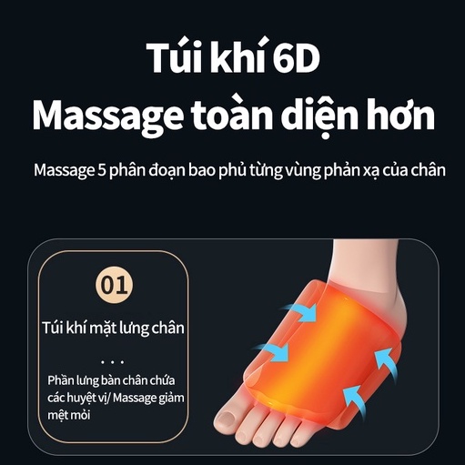 Máy massage bắp chân tự động Massage lòng bàn chân Xoa bóp giúp lưu thông máu tốt hơn-FU222