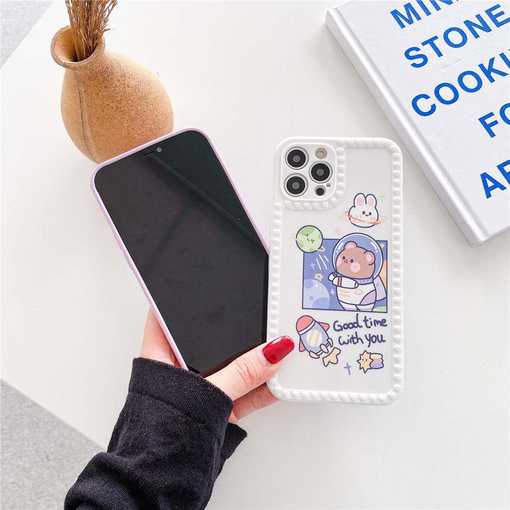 Ốp điện thoại mềm in họa tiết xinh xắn cho iPhone 6S 6 7 8 Plus X XS Max XR 11 Pro Max | BigBuy360 - bigbuy360.vn