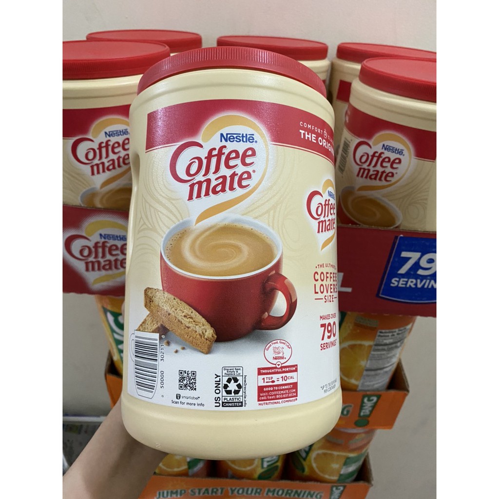 Bột kem pha cafe Mỹ Nestlé Coffee Mate 1.5kg date T10/2023