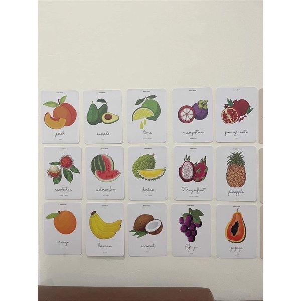 ❤Flash card ❤Thẻ học thông minh cho bé phong cách Hàn Quốc