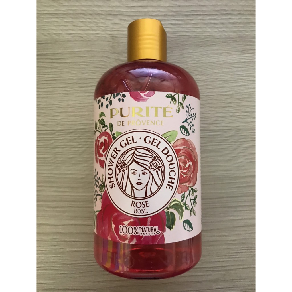 Sữa Tắm Purité By Prôvence Giữ Ẩm Hương Hoa Hồng 500ml