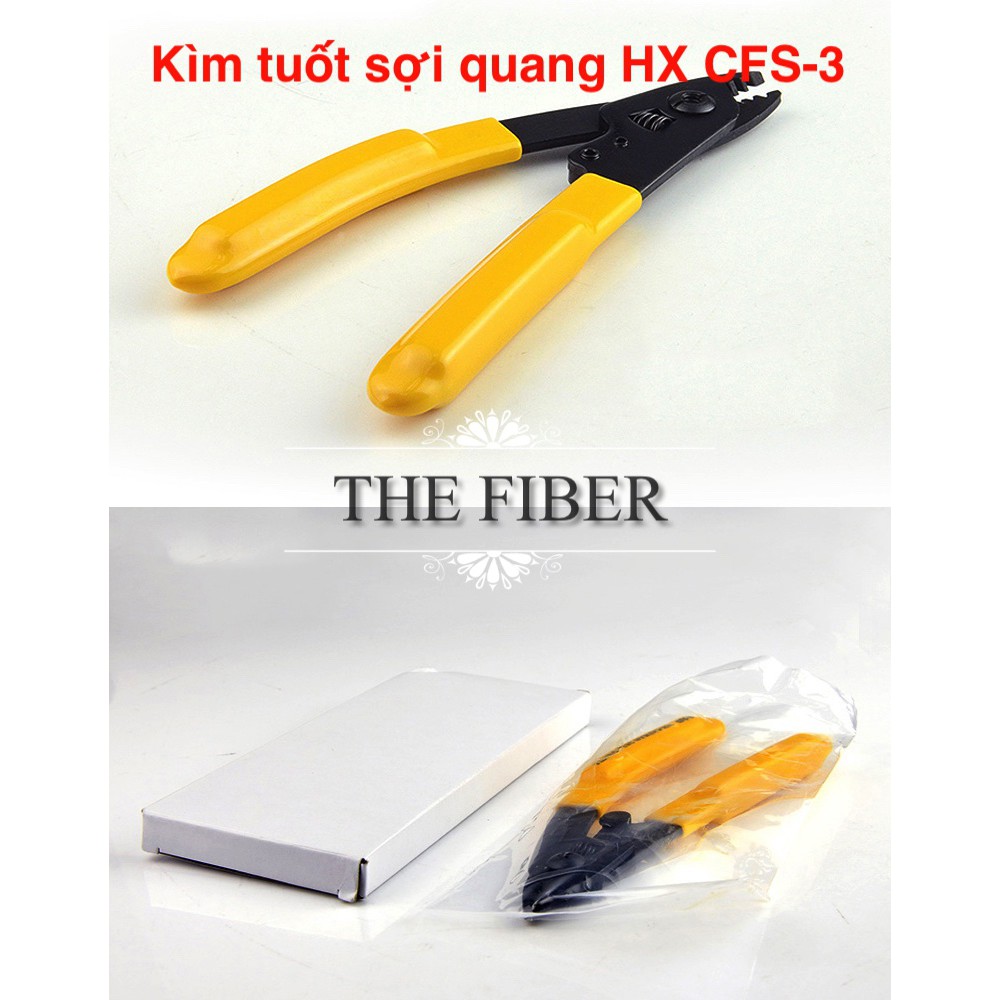 Kìm tuốt sợi quang HX CFS-3 (Loại 3 lỗ 250um / 900um / 2.0-3.0mm)