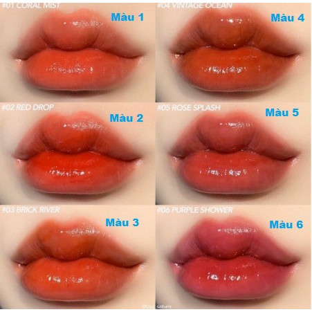 Son Tint Nước Siêu lì, Ronmand Glasting Warter – Lâu trôi màu