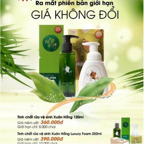 [NEW]Dung Dịch Vệ Sinh Phụ Nữ Xuân Hồng (dạng gel)