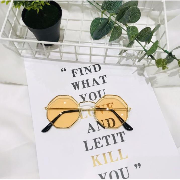 MẮT KÍNH THỜI TRANG HOT TREND ĐA GIÁC NHIỀU MÀU CỰC HOT D07