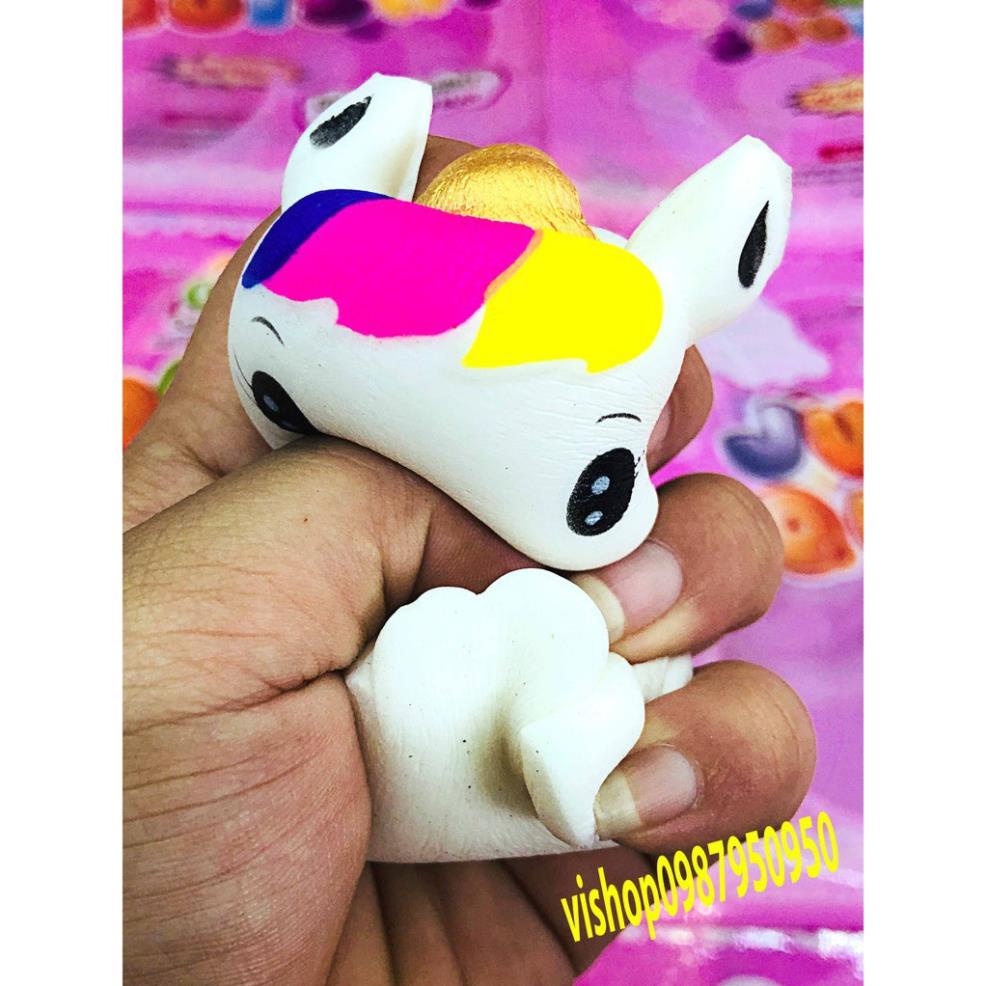 SQUISHY BẠCH TUỘC  NGỒI 1 SỪNG