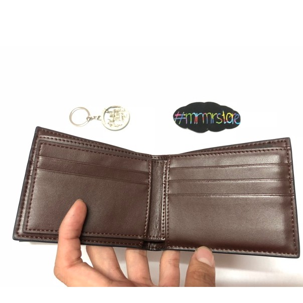 Ví nam PEDRO ngắn trơn logo chìm hàng xuất dư VN02