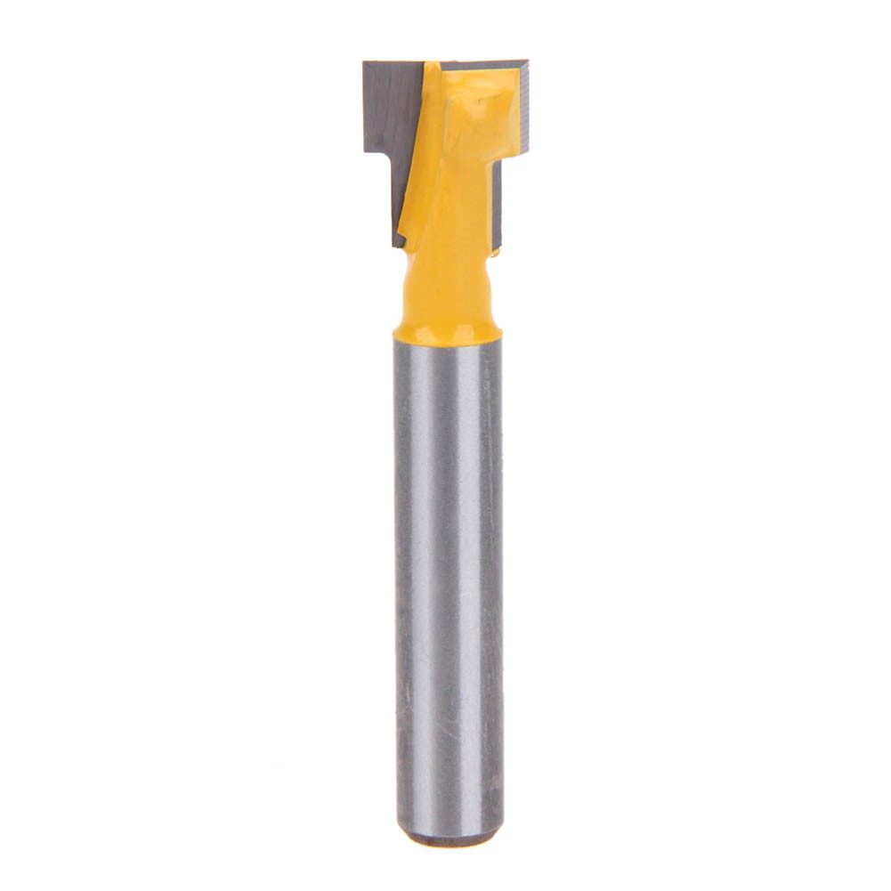 Mũi Phay Router Bit-d Hình Chữ T Bằng Hợp Kim Nhôm 3 / 8 '' 1 / 4 "