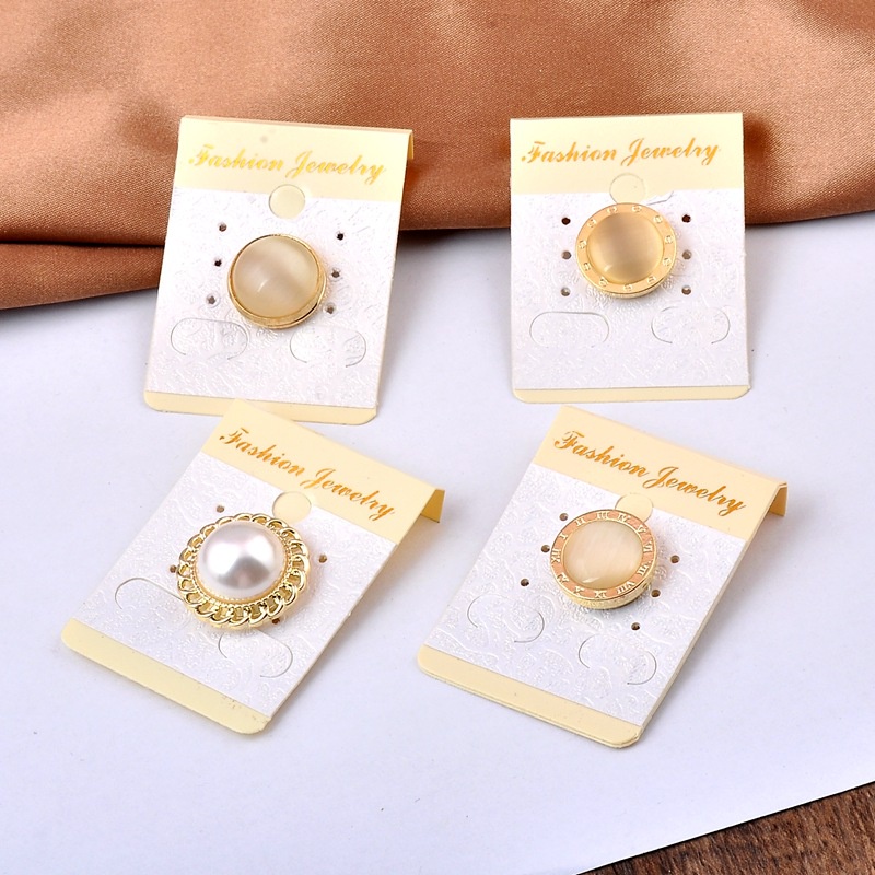 Khóa nam châm hai mặt QIHE JEWELRY dùng trang trí quần áo/ khăn choàng