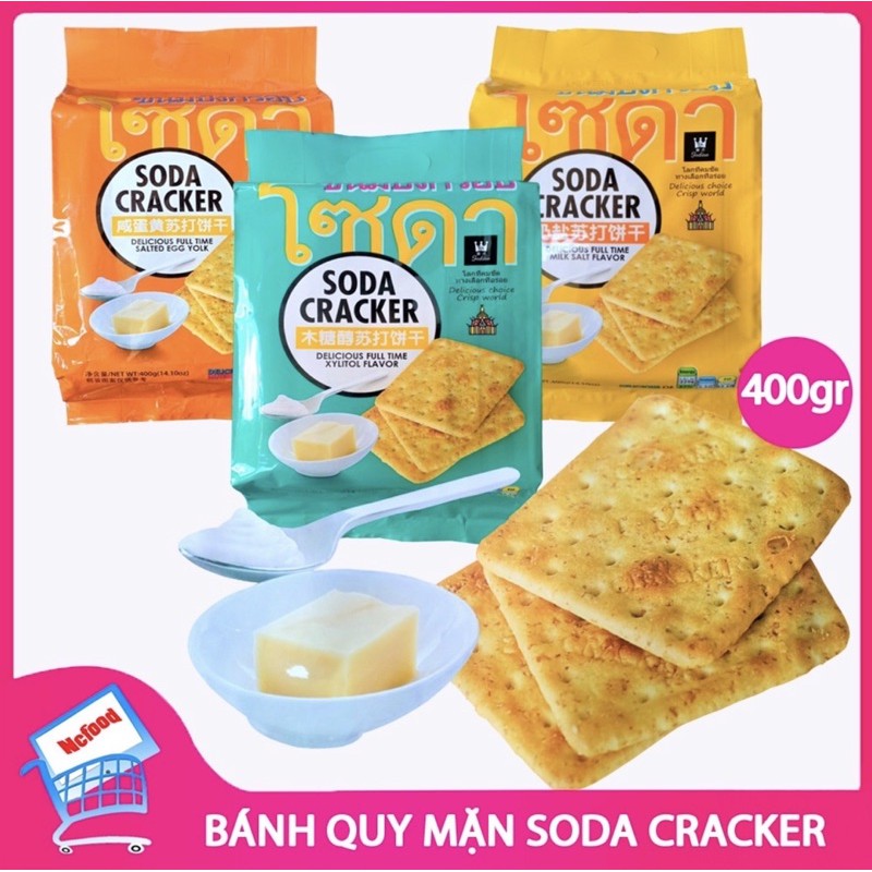 bánh quy ăn kiêng soda cracker