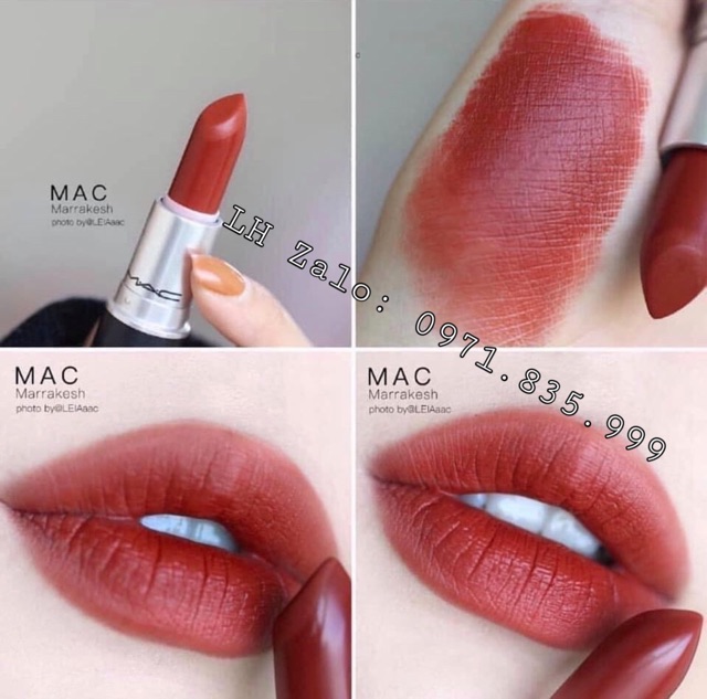 Son MAC Chính Hãng RUBY WOO/DEVOTED TO CHILI/LADY DANGER/DANGEROUS/MARRAKESH - Hàng đủ bill bao check