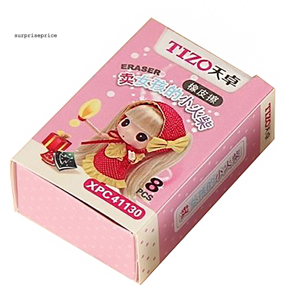 Cục tẩy hình dáng que diêm dễ thương