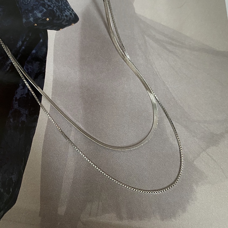 Vòng cổ xương rắn phong cách hip hop cá tính cho nam và nữ