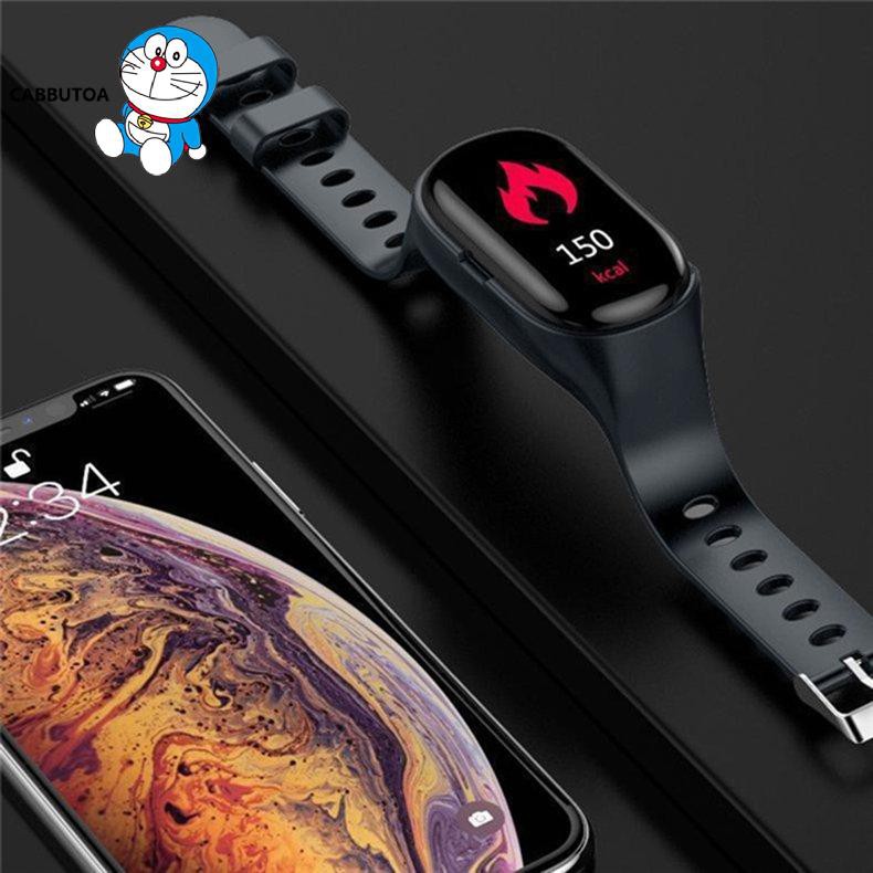 Đồng Hồ Đeo Tay Thông Minh M3plus Đo Nhịp Tim / Nhắc Nhở Giấc Ngủ Chống Nước