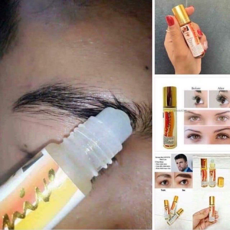 Lăn kích thích mọc lông mày, mi Thái Lan