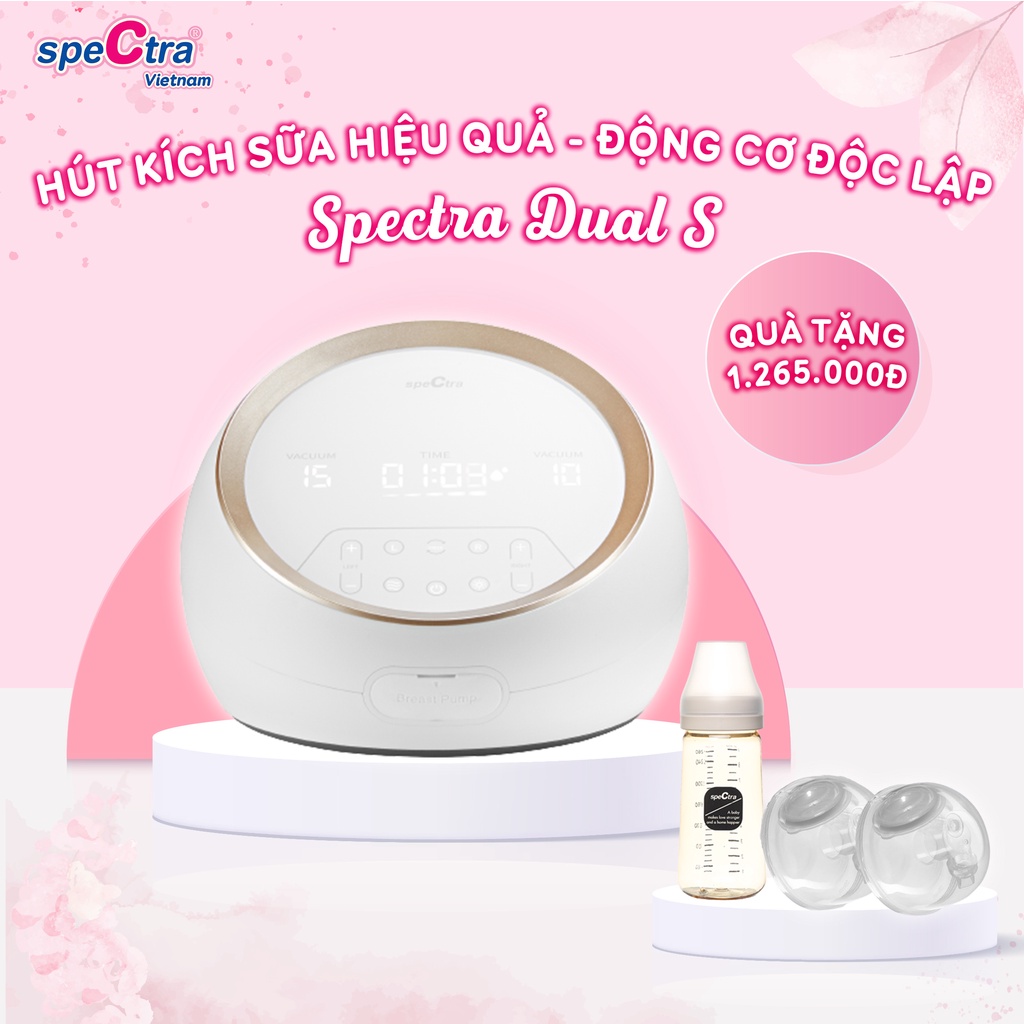 Máy Hút Sữa Điện Đôi/Kép Spectra Dual S - Hàng Chính Hãng