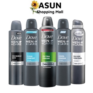 Xịt khử mùi cho nam dove men+care kháng khuẩn, khô thoáng 48h 150ml