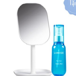Bộ đôi xịt khoáng Hydro Mist Laneige 70ml và gương để bàn xinh xăn Stand Mirror Tray
