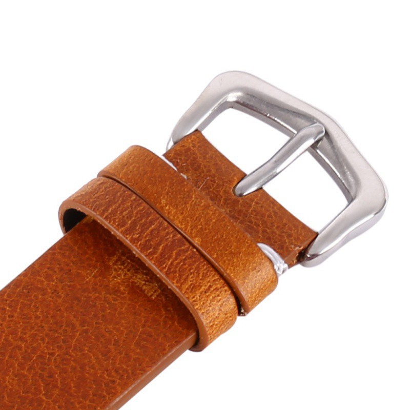 Leather Brown Black Wrist Watch Band Strap Belt Watchbands 18/20/22mm