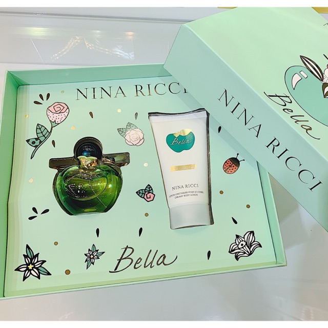 Set Nước hoa Nữ Nina Ricci Bella hộp quà xinh xắn dành tặng nàng 14/2