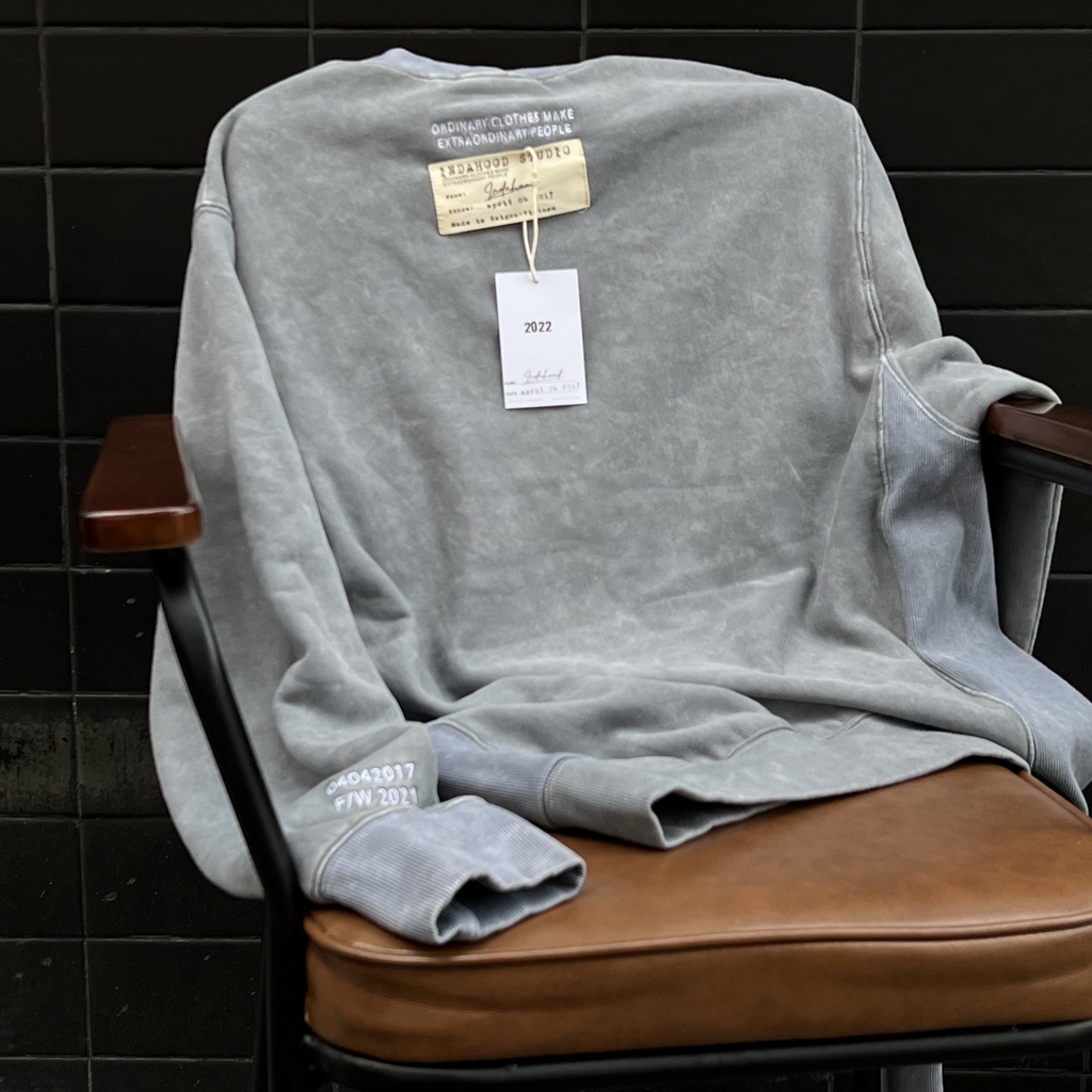 Áo SWEATER VINTAGE IWASHED INDAHOOD
