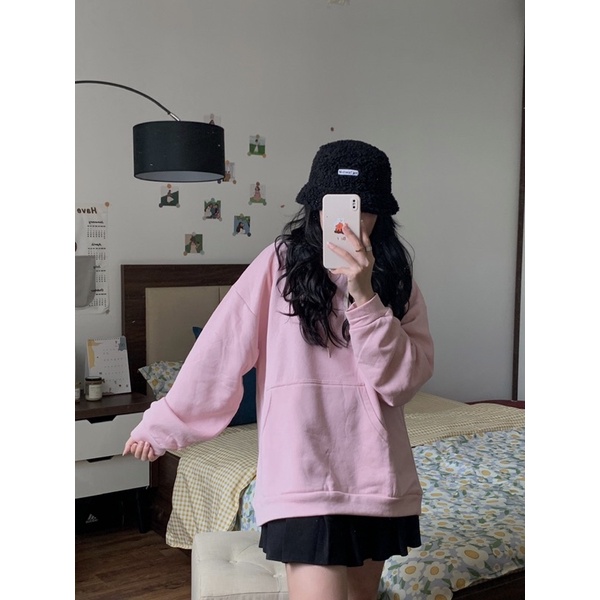 [HD2] KIM - Áo nỉ mũ trơn - Hoodie Basic 2021 | WebRaoVat - webraovat.net.vn