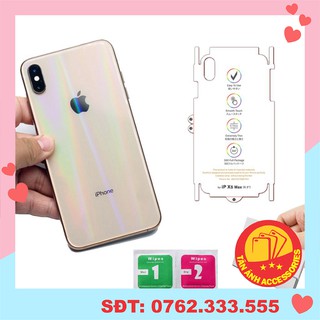 Miếng dán PPF mặt sau lấp lánh - tặng phụ kiện 6/6s/6plus/7/8/7plus/8plus/x/xs/xs max/11/11promax