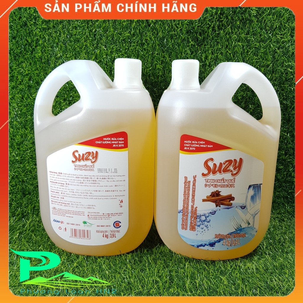 Nước rửa chén Suzy quế - chất lượng Nhật Bản - Can 4kg