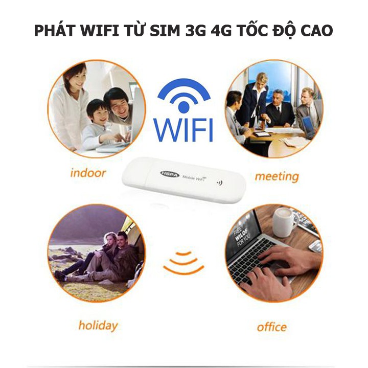 [Sale Duy Nhất 1 Ngày] Dcom USB 3G 4G Wifi VTION Tích Hợp Phát Wifi Tốc Độ Cao, Đa Mạng, Sóng Khỏe, Giá Siêu Rẻ