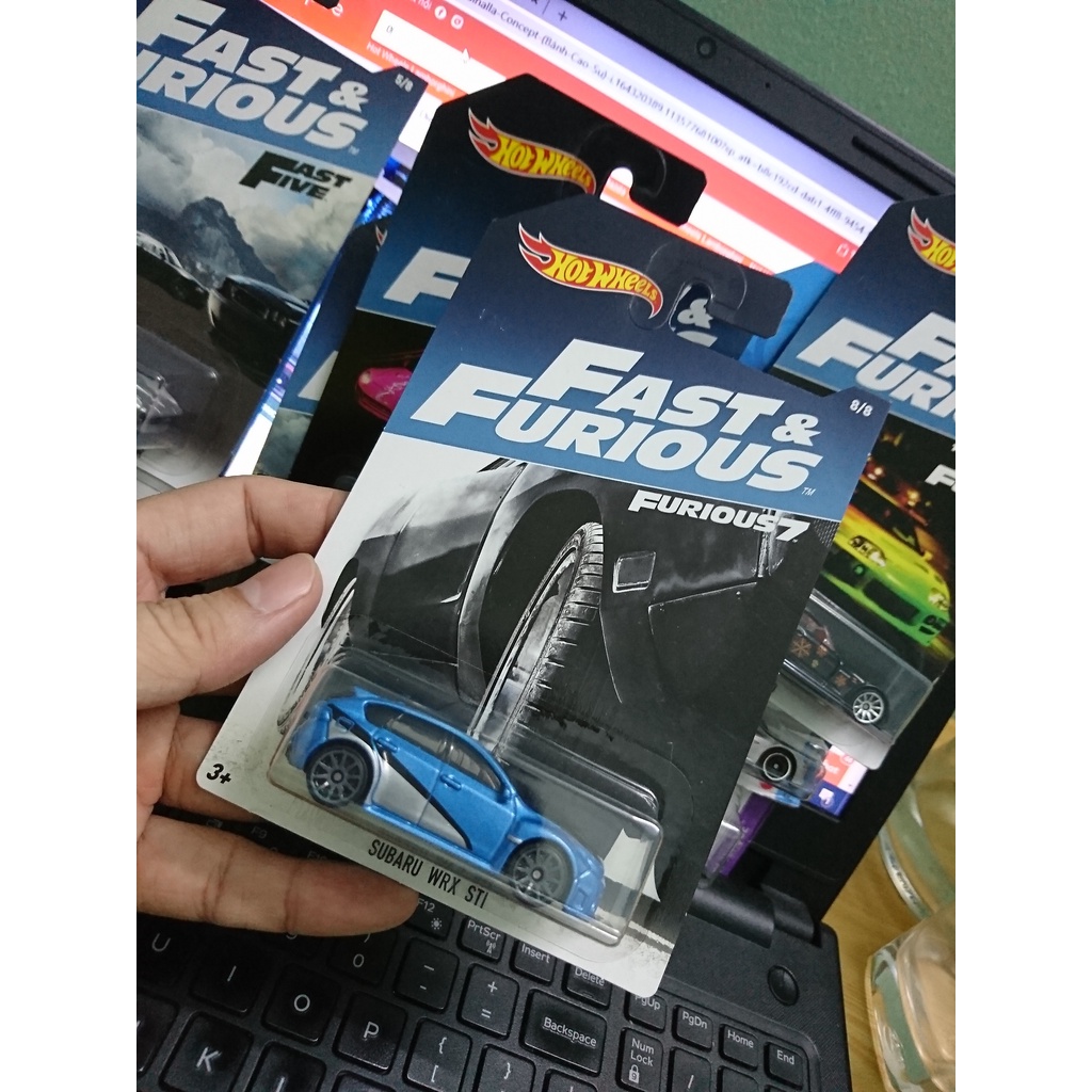 Xe Hotwheels Subaru WRX STI