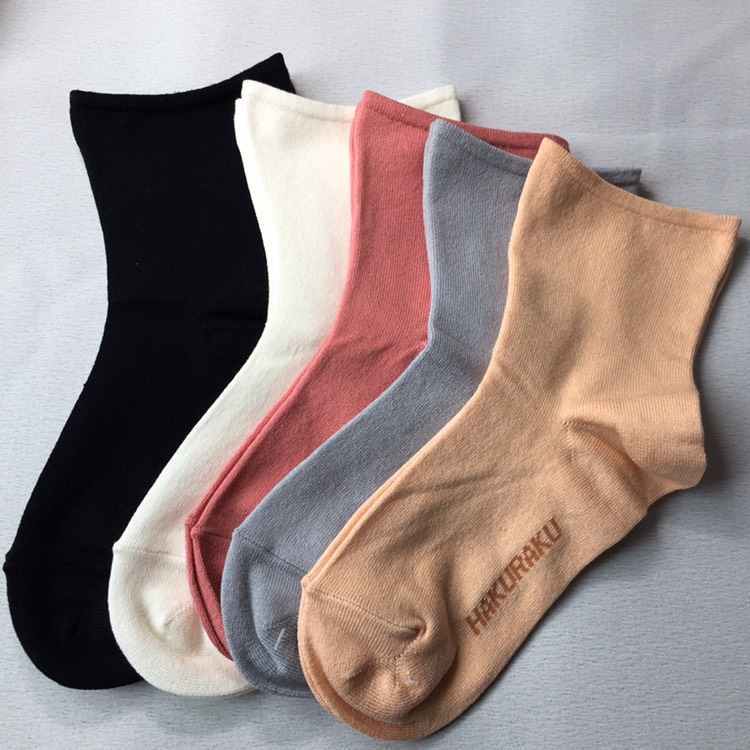TẤT HAKURAKU COTTON THOÁNG KHI SẢN XUẤT TẠI NHẬT