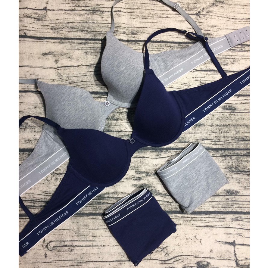 BỘ ĐỒ LÓT NỮ COTTON DÁNG THỂ THAO CÓ GỌNG MÚT MỎNG | BigBuy360 - bigbuy360.vn