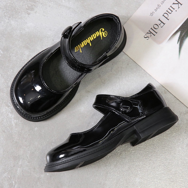 Giày búp bê da phong cách Hàn Quốc cho bé gái