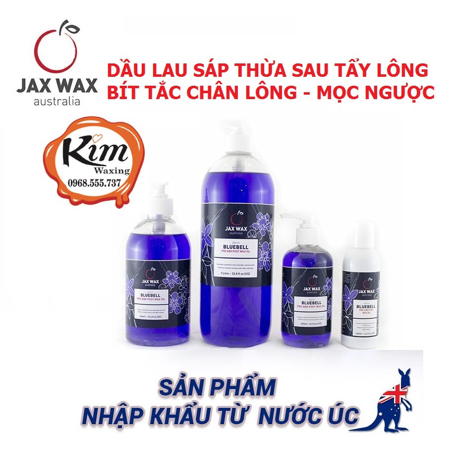 Set dầu diệt khuẩn làm sạch - dầu lau sáp - dưỡng sau tẩy lông Jax Wax Úc 10ml | BigBuy360 - bigbuy360.vn