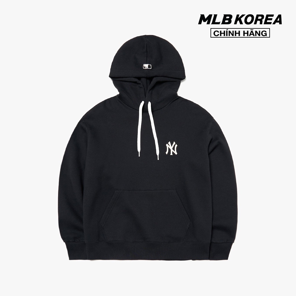 MLB - Áo hoodie phối mũ Mega Bear Back Brushed 3AHDE5116-50BKS