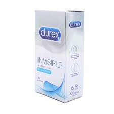 (CHE TÊN)BAO CAO SU SIÊU SIÊU MỎNG DUREX INVISIBLE EXTRA THIN HỘP 10C