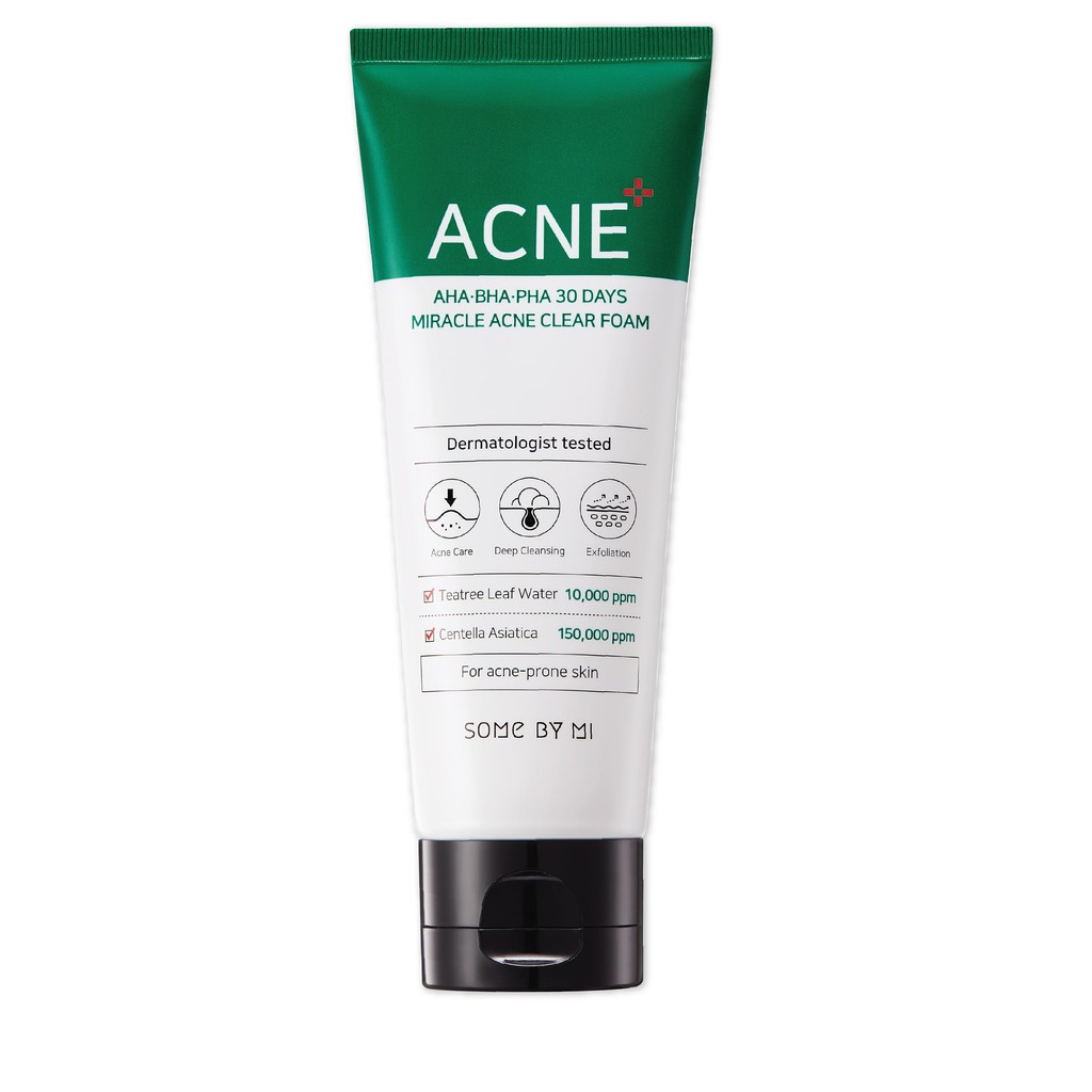Sữa Rửa Mặt Some By Mi Giảm Mụn AHA-BHA-PHA 30 Days Miracle Acne Clear Foam 100ml | BigBuy360 - bigbuy360.vn