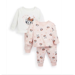 Set 2 bộ nỉ da cá Minnie HM cho bé gái